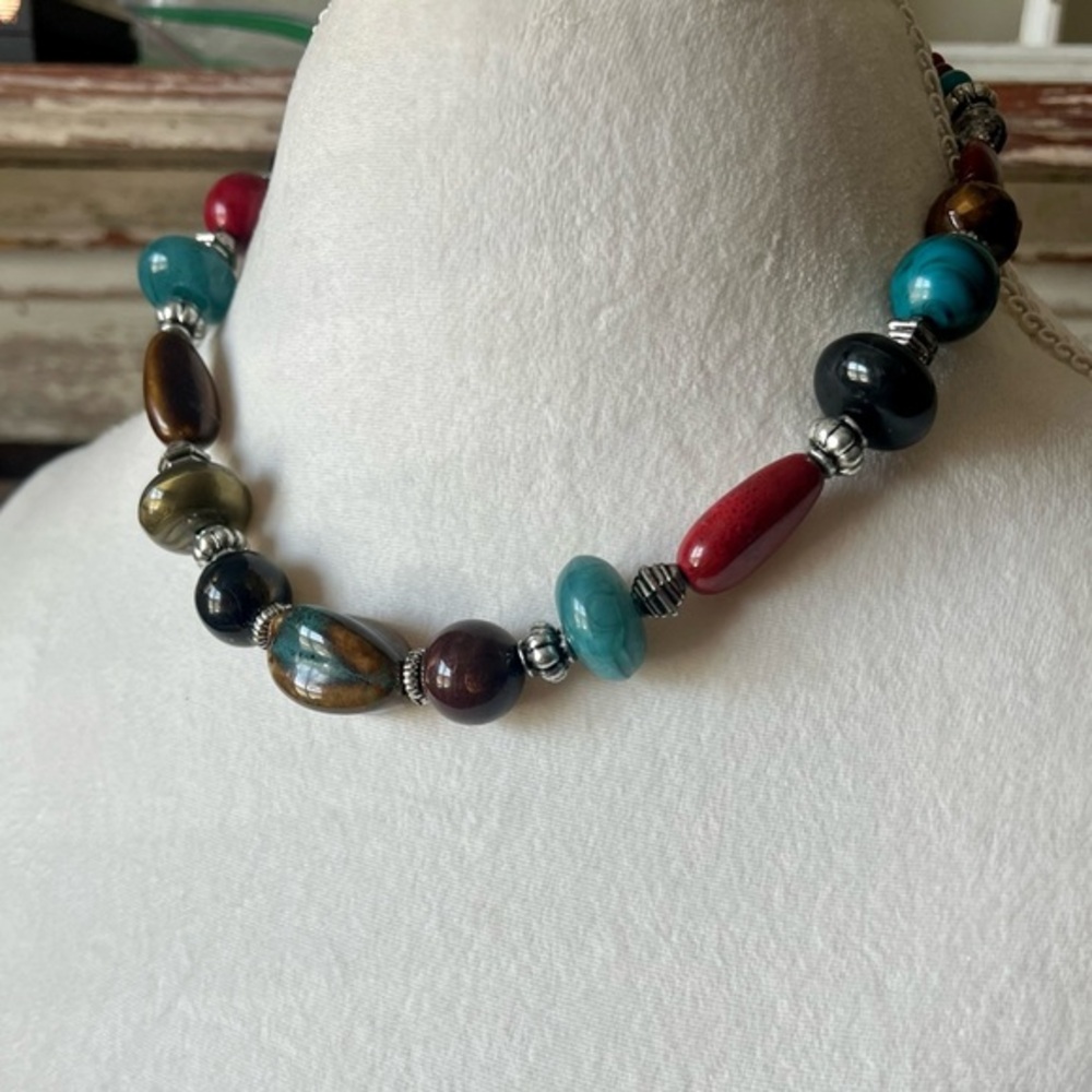 Boho Beaded Necklace